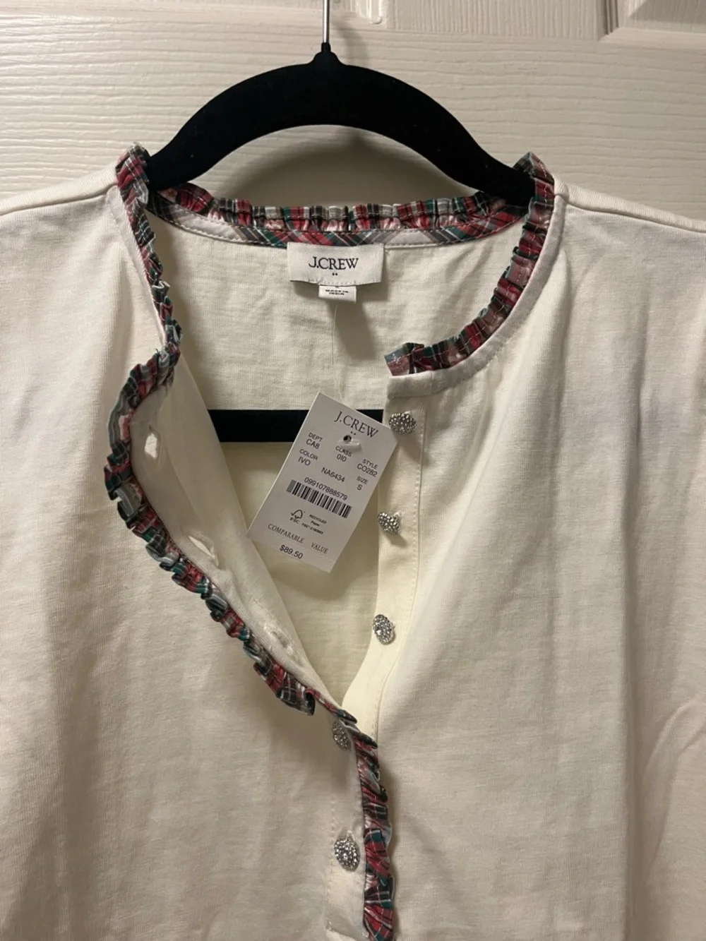 J. Crew soft cream