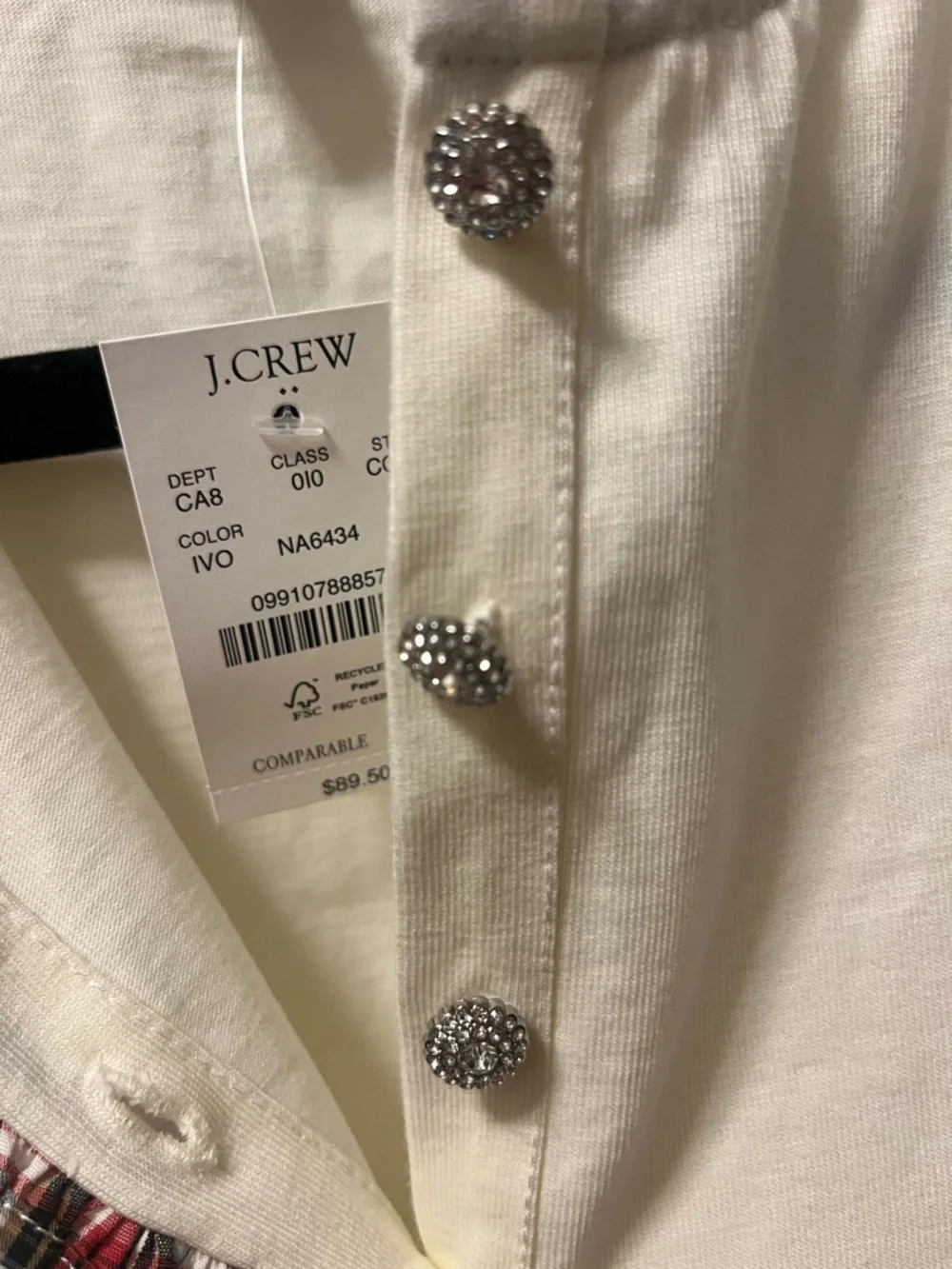 J. Crew soft cream