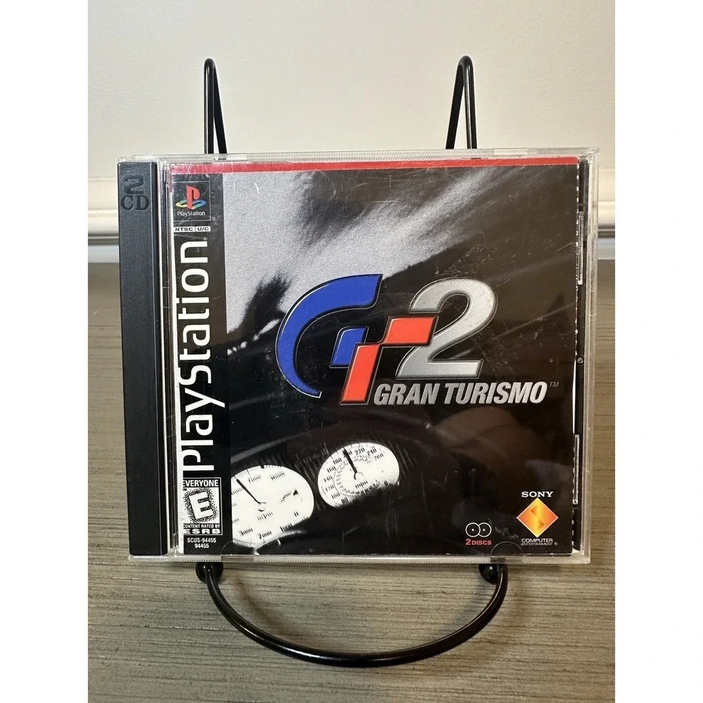 Gran‎ Turismo 2 (Sony PlayStation 1 PS1, 1999) Black Label 2 Discs