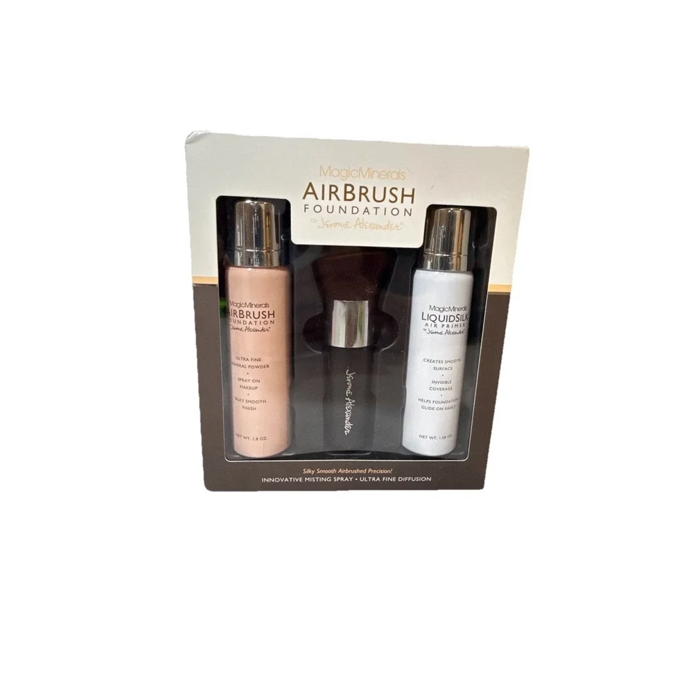MagicMinerals Airbrush Foundation Spray Set Jerome‎ Alexander Kit Shade Medium