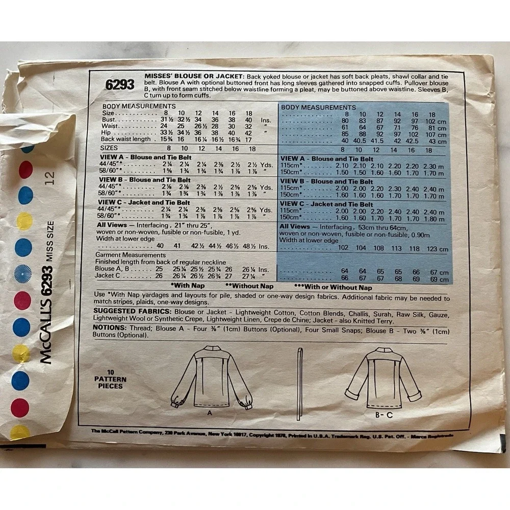 McCalls vintage mccall