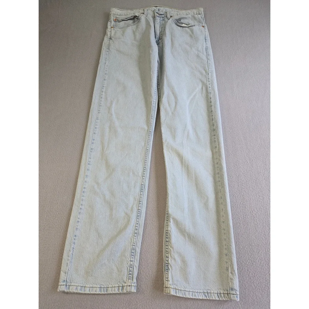 Levi's‎ 559 Relaxed Straight Jeans Mens 32x32 Light Wash Blue Denim Pants