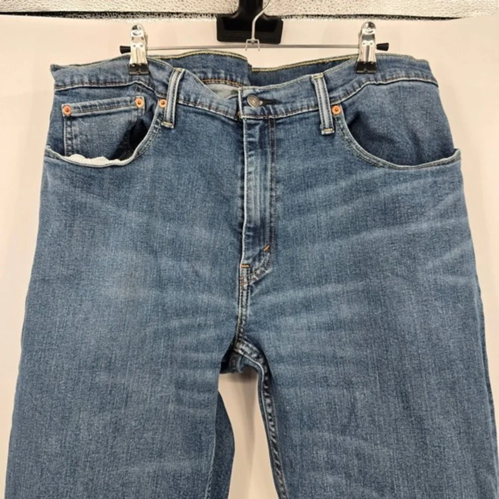 Levi's 559 Relaxed Straight Leg Jeans Classic Denim Blue Jeans‎ W38 L34