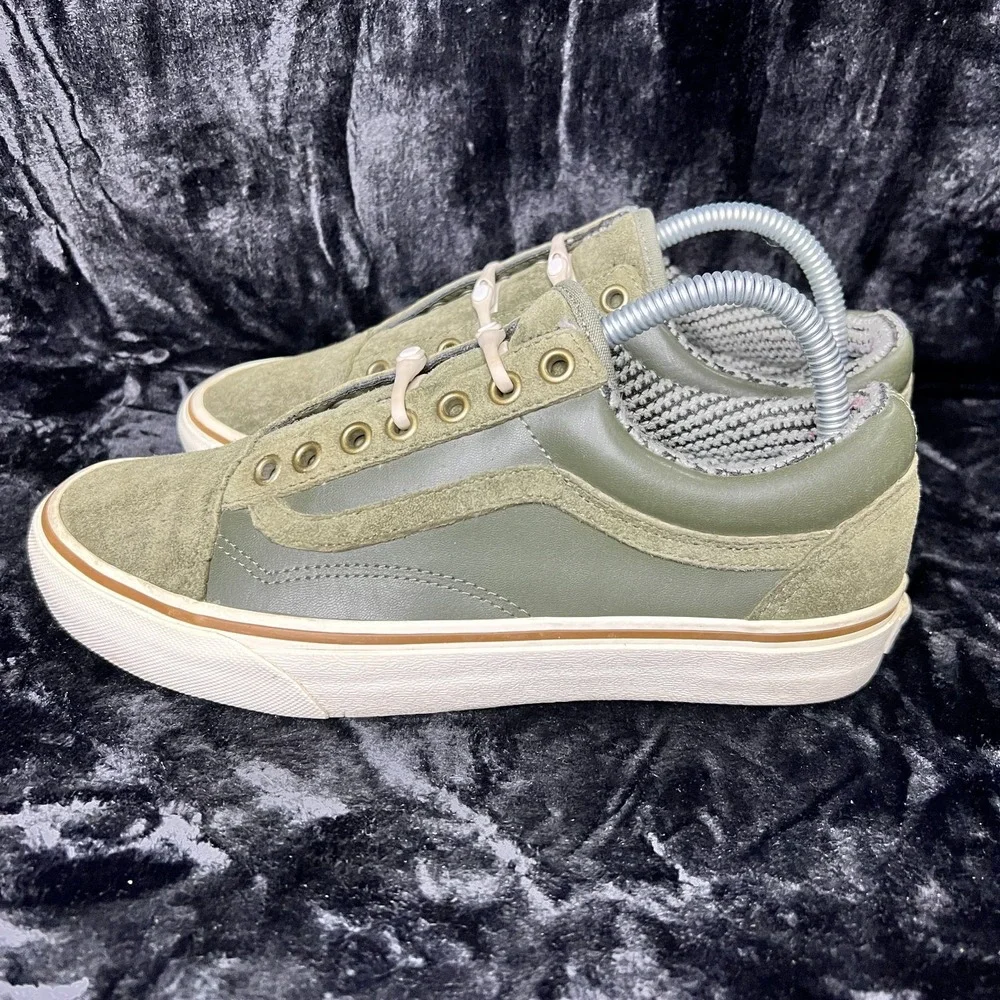 Vans Old Skool MTE 721454‎ Unisex M7/W8.5 Shoes Grape Leaf Marshmallow Sneakers