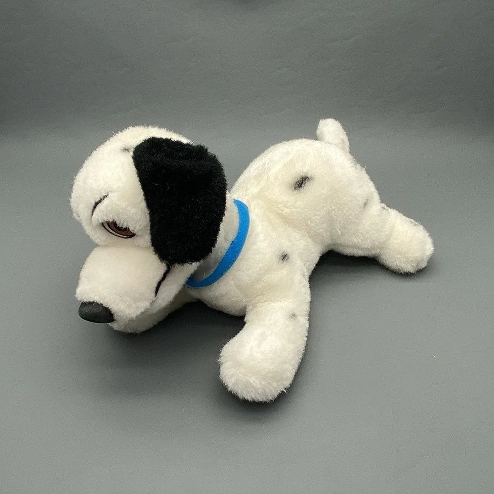 Vintage Disney 101 Dalmatians Wizzer Dog Floppy Plush Stuffed Animal Blue Collar