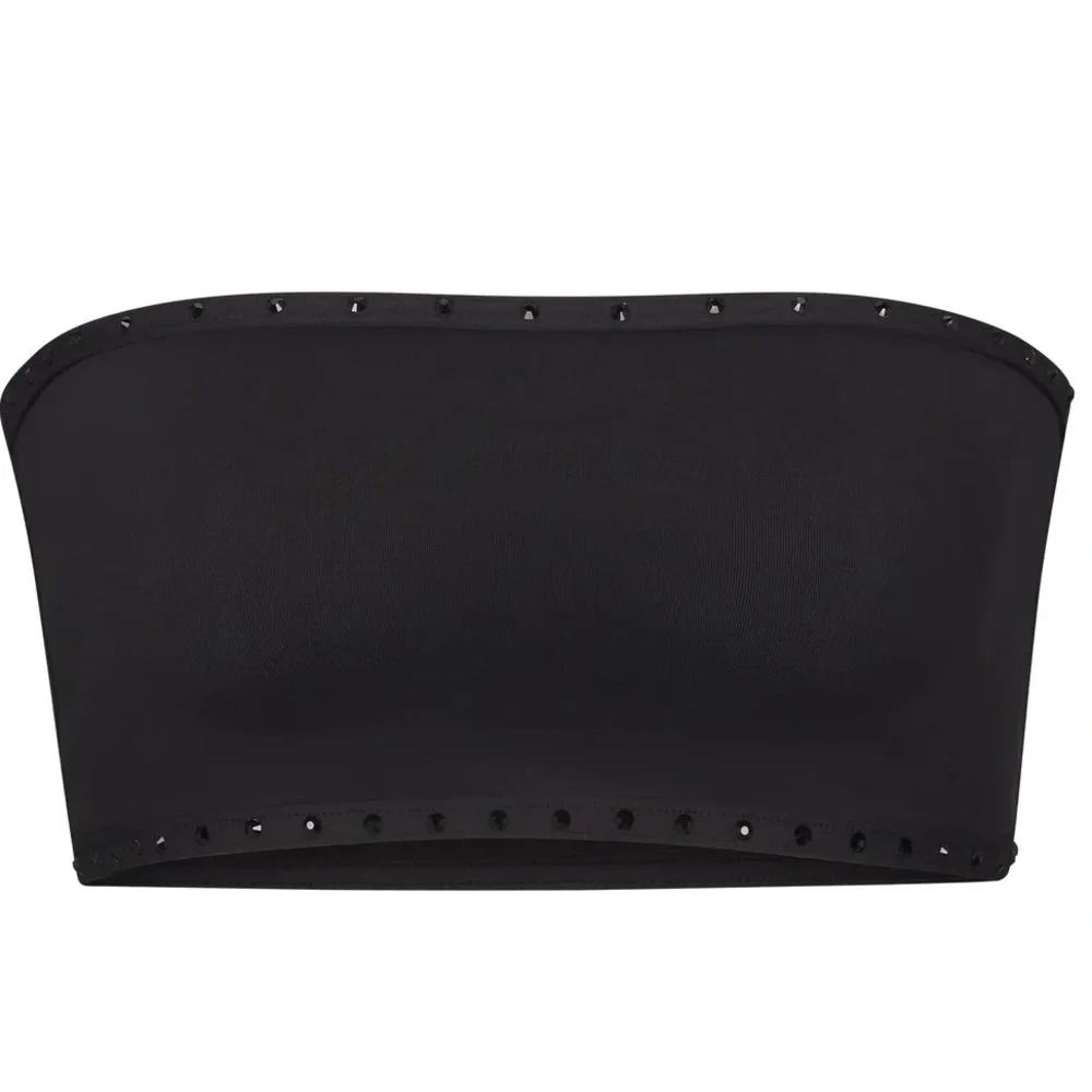 Skims‎ Rhinestone Bandeau in Onyx 4X