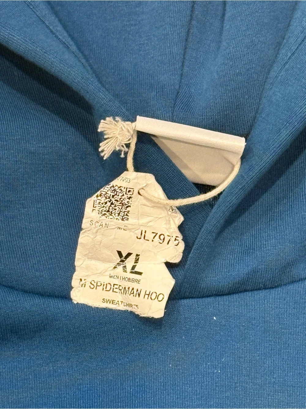 Adidas X Marvel Spiderman Hoodie Sweatshirt Men’s Sz XL