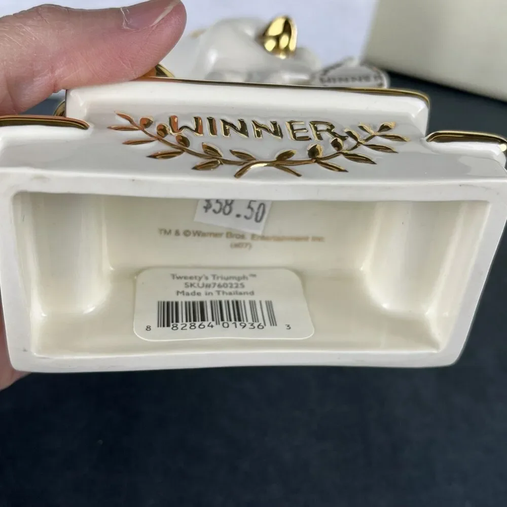 Lenox TWEETY TWEETY'S Triumph 760225 Winner‎ Figurine 24K w/ Box & COA