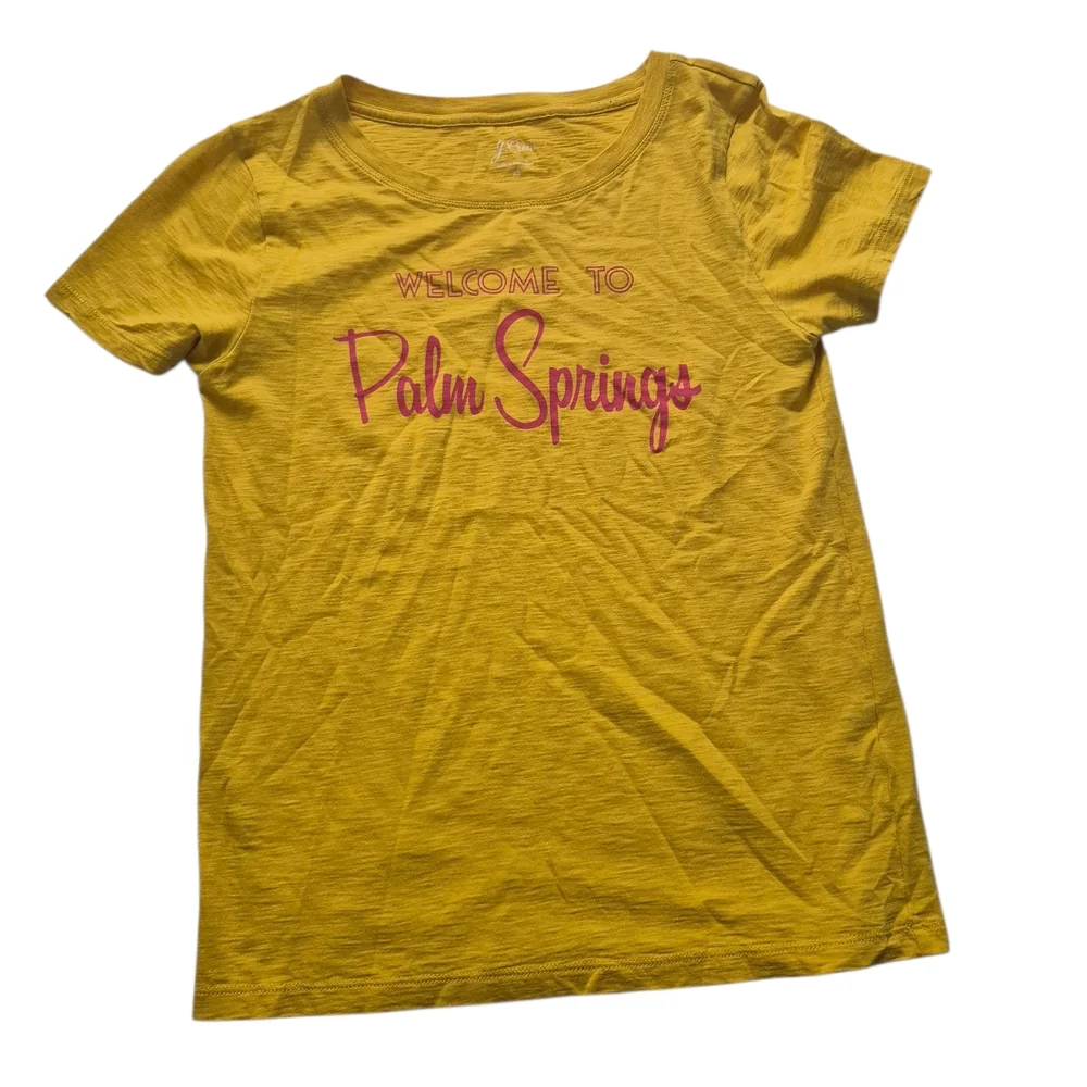 Jcrew Women's Mustard Yellow T-Shirt Xs‎