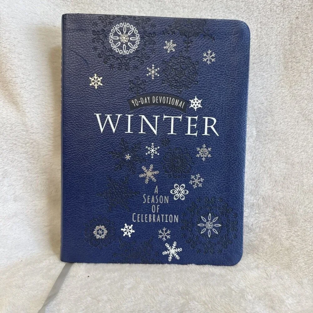 Devotional Winter Journal 90 Day Reflective Christian Psalm‎ Book Broadstreet