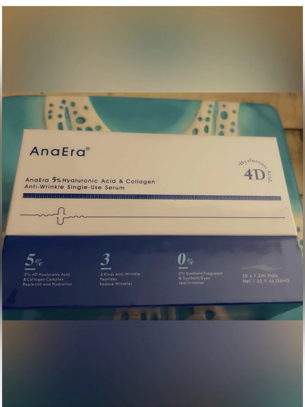 New~ AnaEra Moisturizing & Firming 30 Single-Use Serum ~ great for microneedling