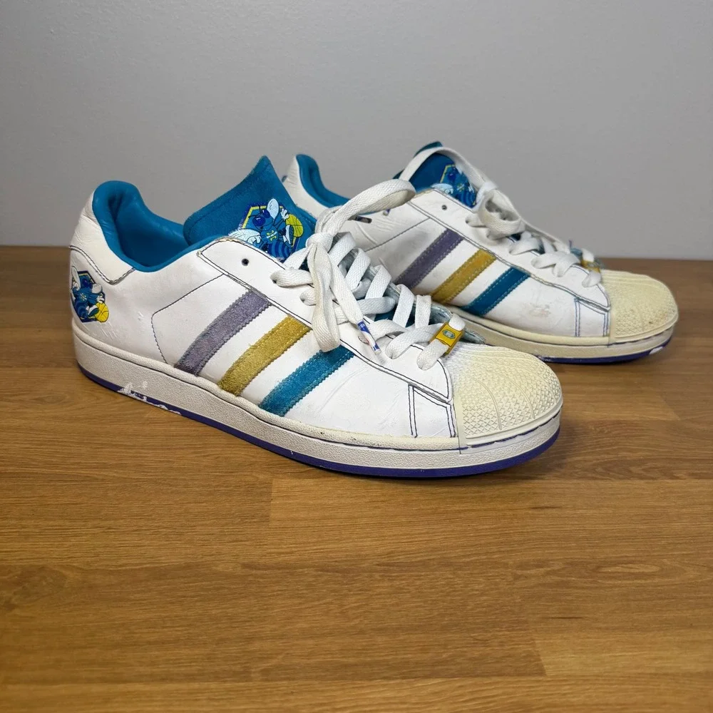 Adidas‎ Superstar NBA New Orleans OKC Hornets Sneakers Mens 12 2006 PROJECT RARE