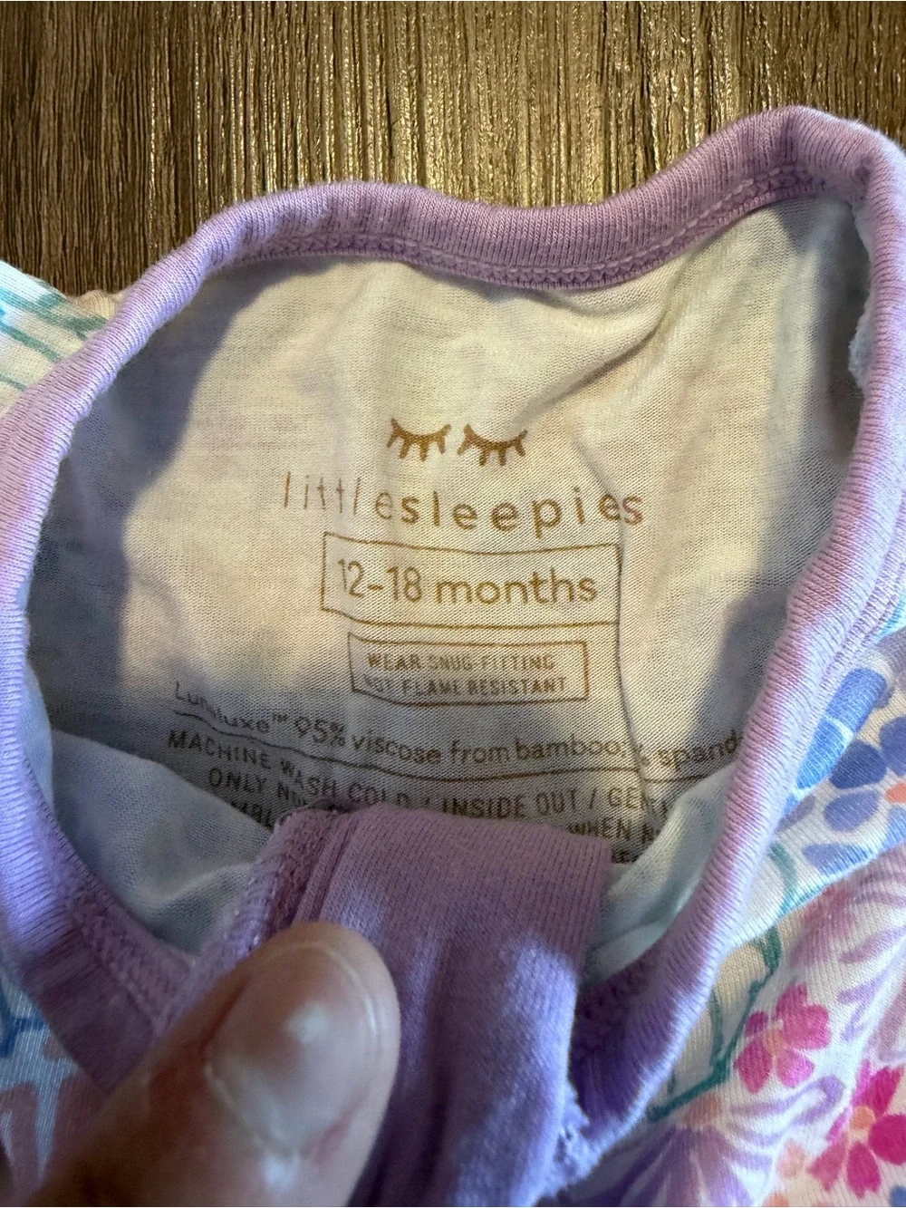Little Sleepies soft floral