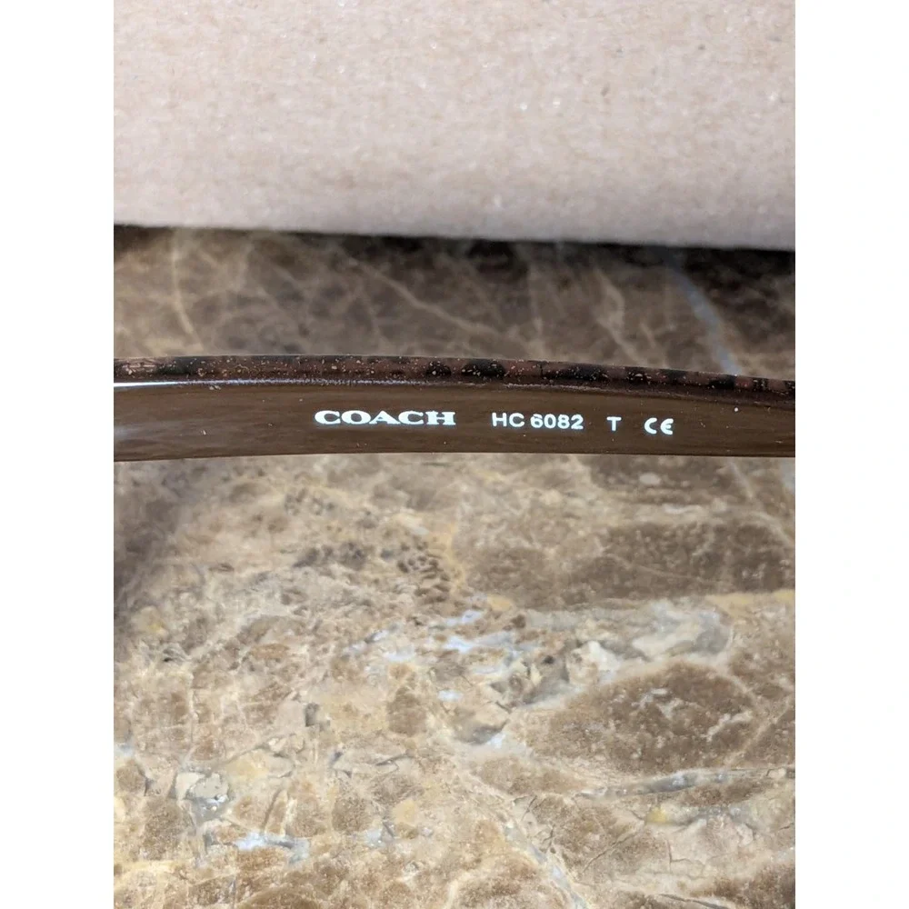 COACH HC 6082 5353 BLACK WILD BEAST BROWN‎ 51-17-135 EYEGLASSES