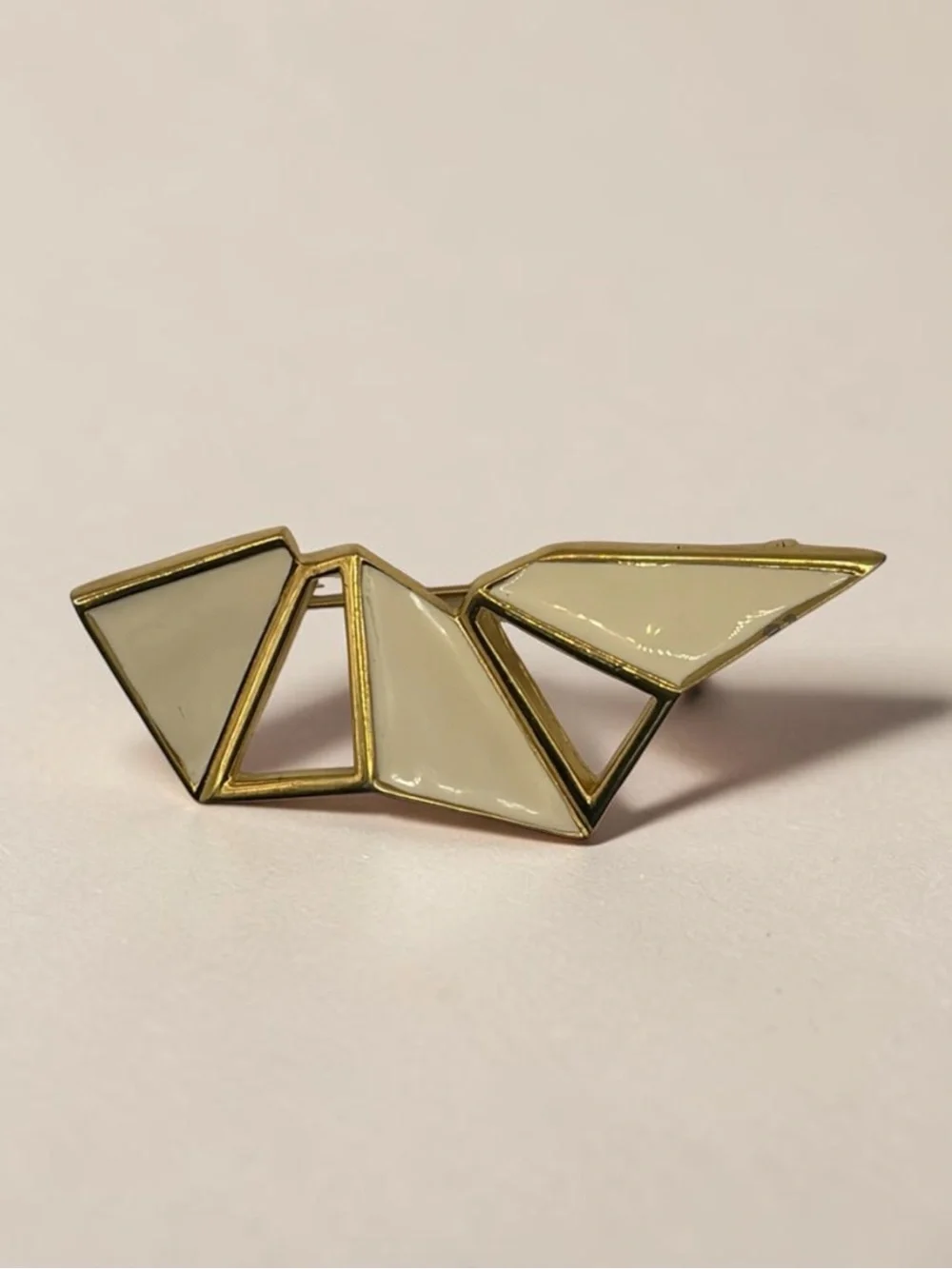 Vintage Monet Geometrical Brooch