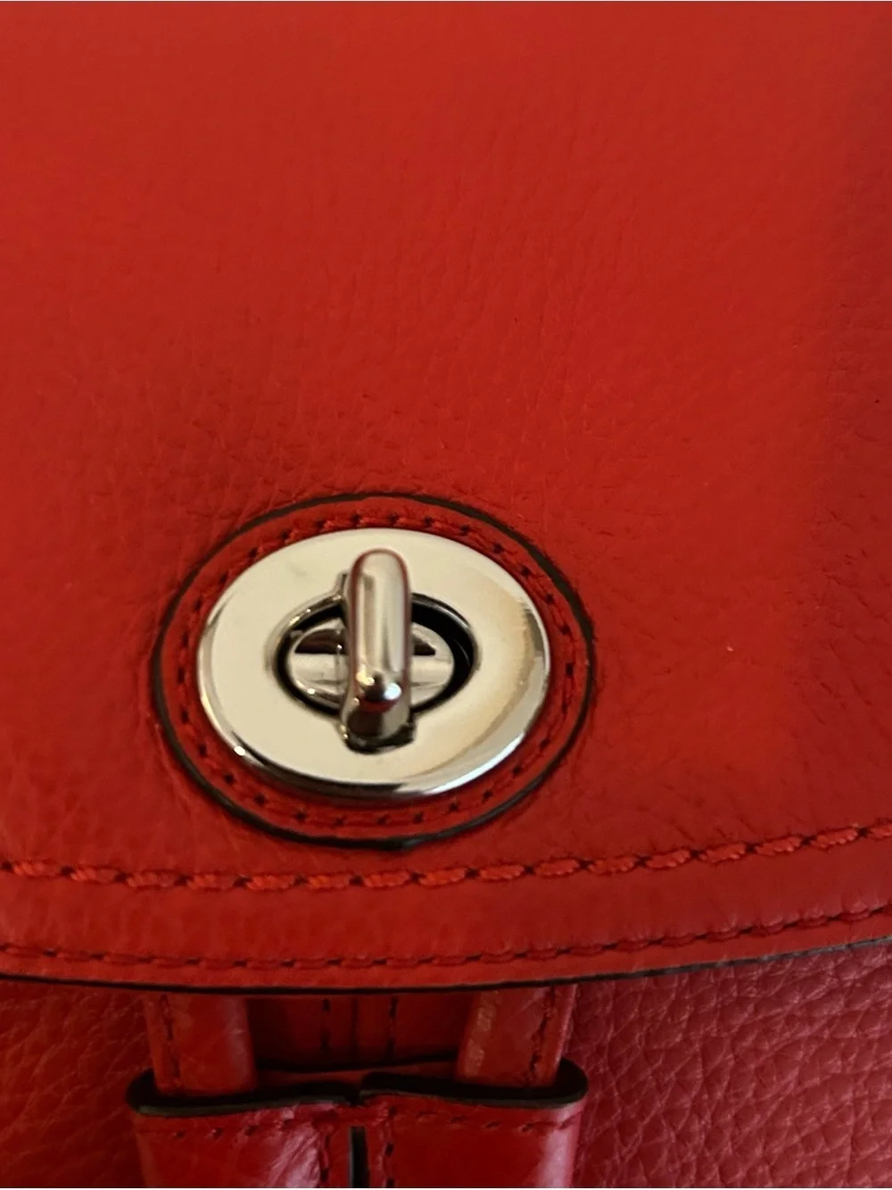 Coach pebbled leather