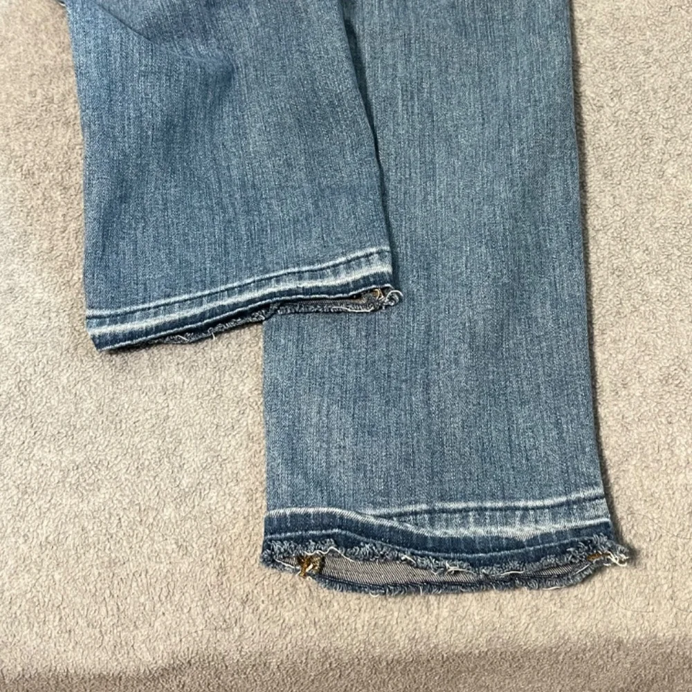Womens J. Crew Vintage Straight Jeans Size 29 Boho Distressed High Rise Festival