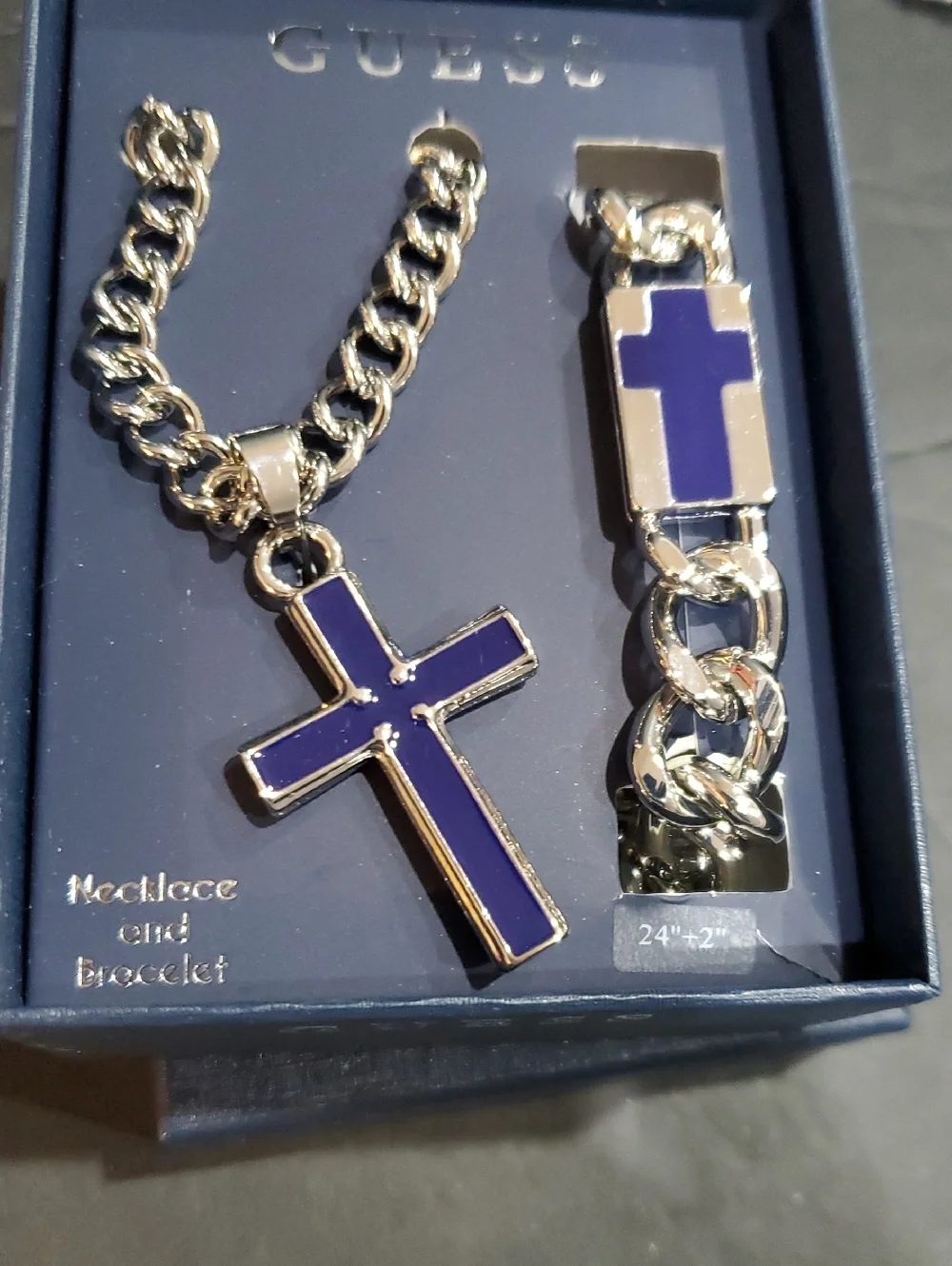 Guess men silver