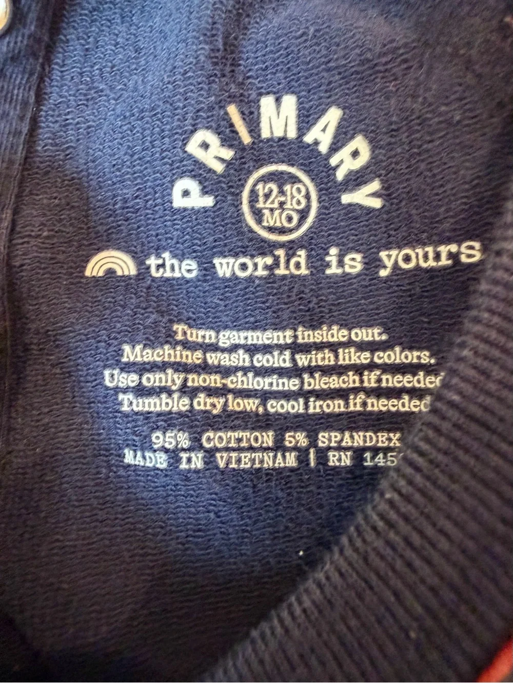Primary soft navy