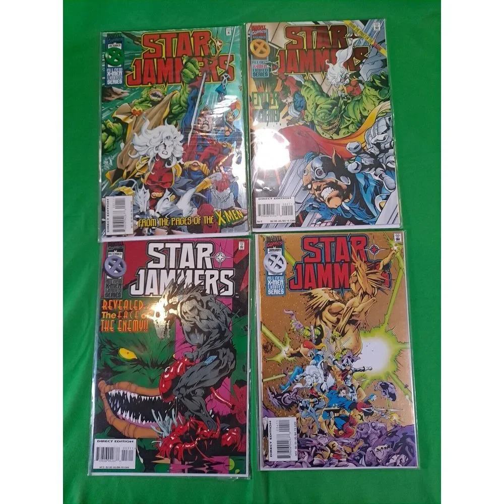 Star Jammers #1-4 [Complete Set] 1995‎ Marvel Comics /All 4 Bagged And Boarded