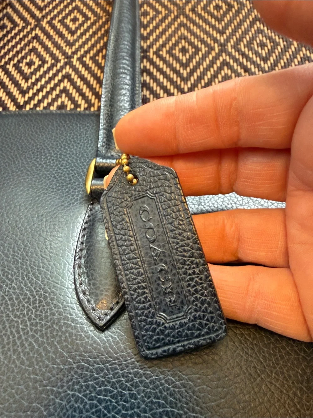 Coach sleek navy