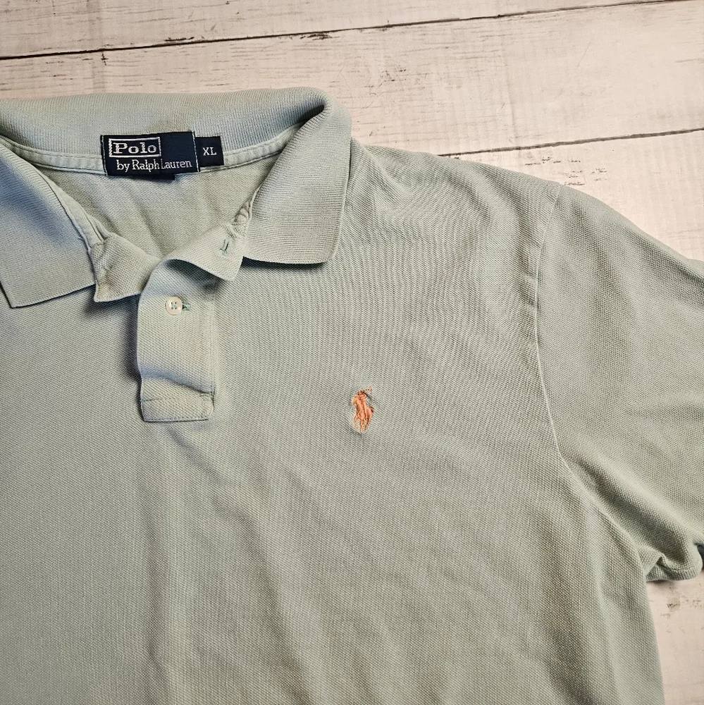 Polo By Ralph Lauren Light‎ Blue Polo Size XL