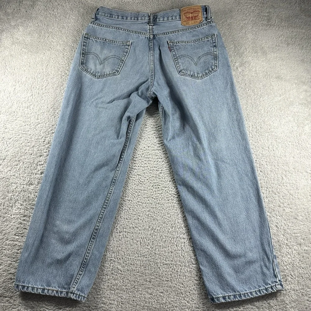 VINTAGE Levi's 550 Jeans Mens‎ 36x29 (Fits 32x27) Blue Light Wash Relaxed Fit