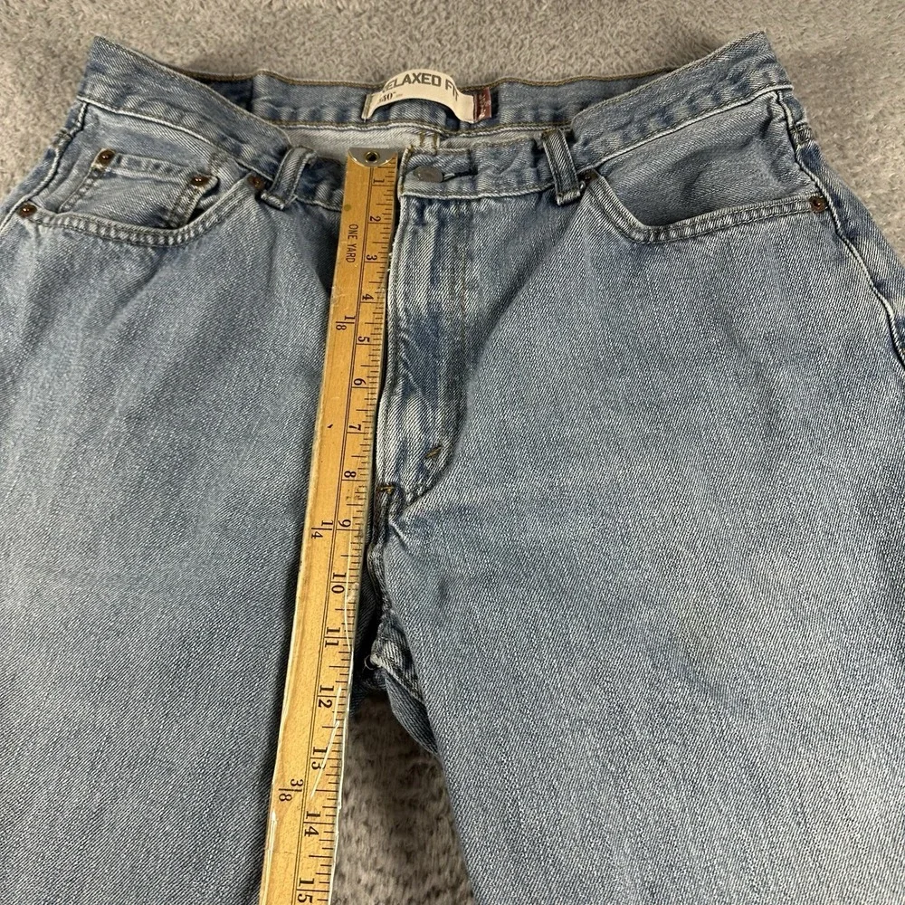 VINTAGE Levi's 550 Jeans Mens‎ 36x29 (Fits 32x27) Blue Light Wash Relaxed Fit