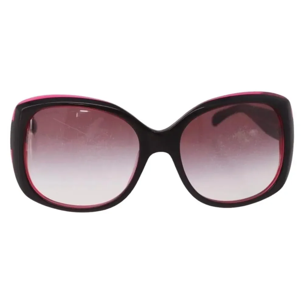 Chanel CC Sunglasses Red