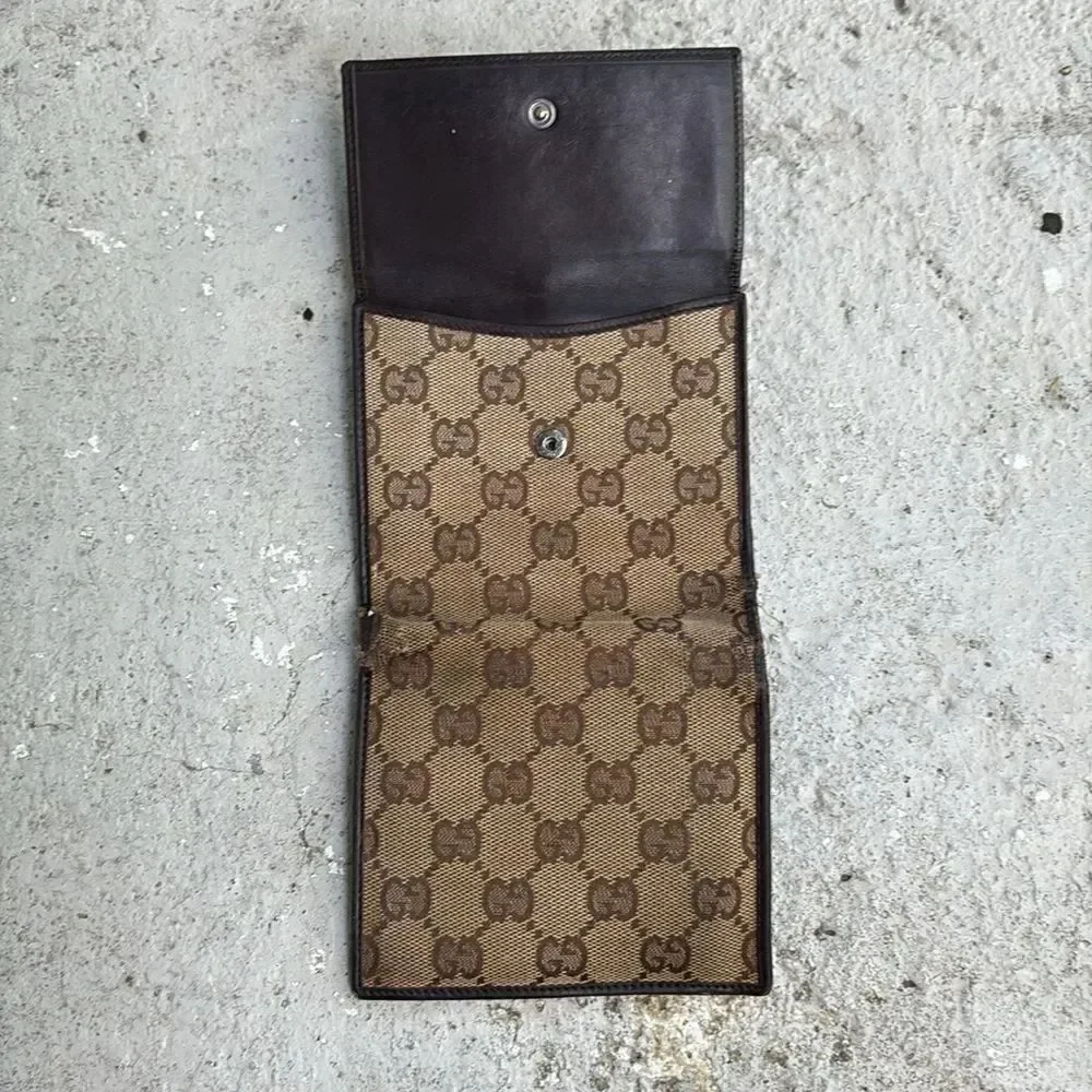 Gucci monogram wallet