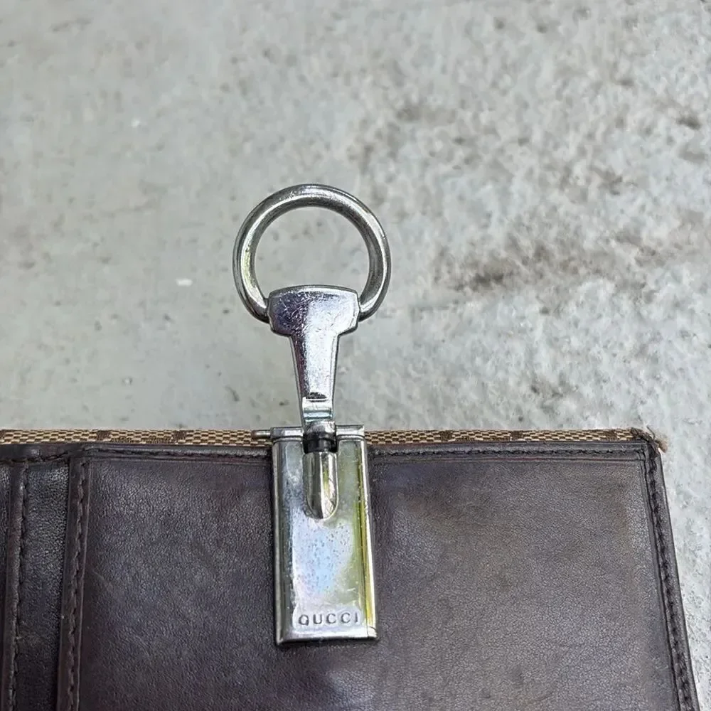 Gucci monogram wallet