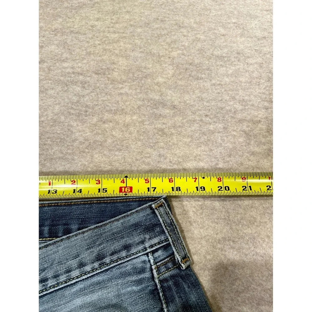 Levis 501 Jeans Mens 38x34 Blue Whiskering‎ Denim Cotton Button Fly Straight Leg