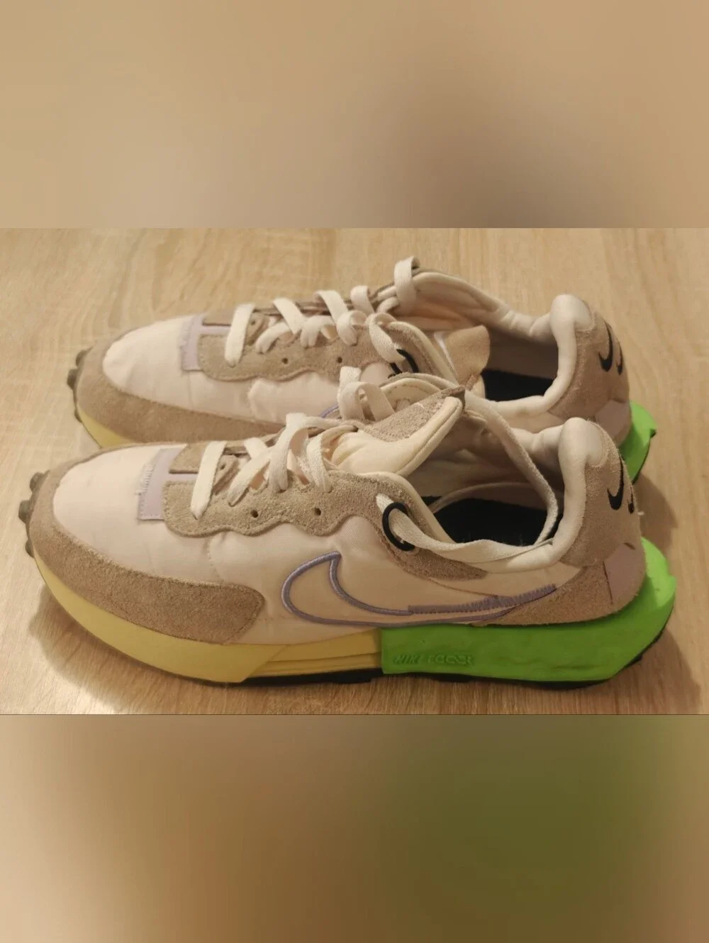 Nike Fontanka Waffle Lime Oxford Light Thistle Women’s Size 9 Sneakers
