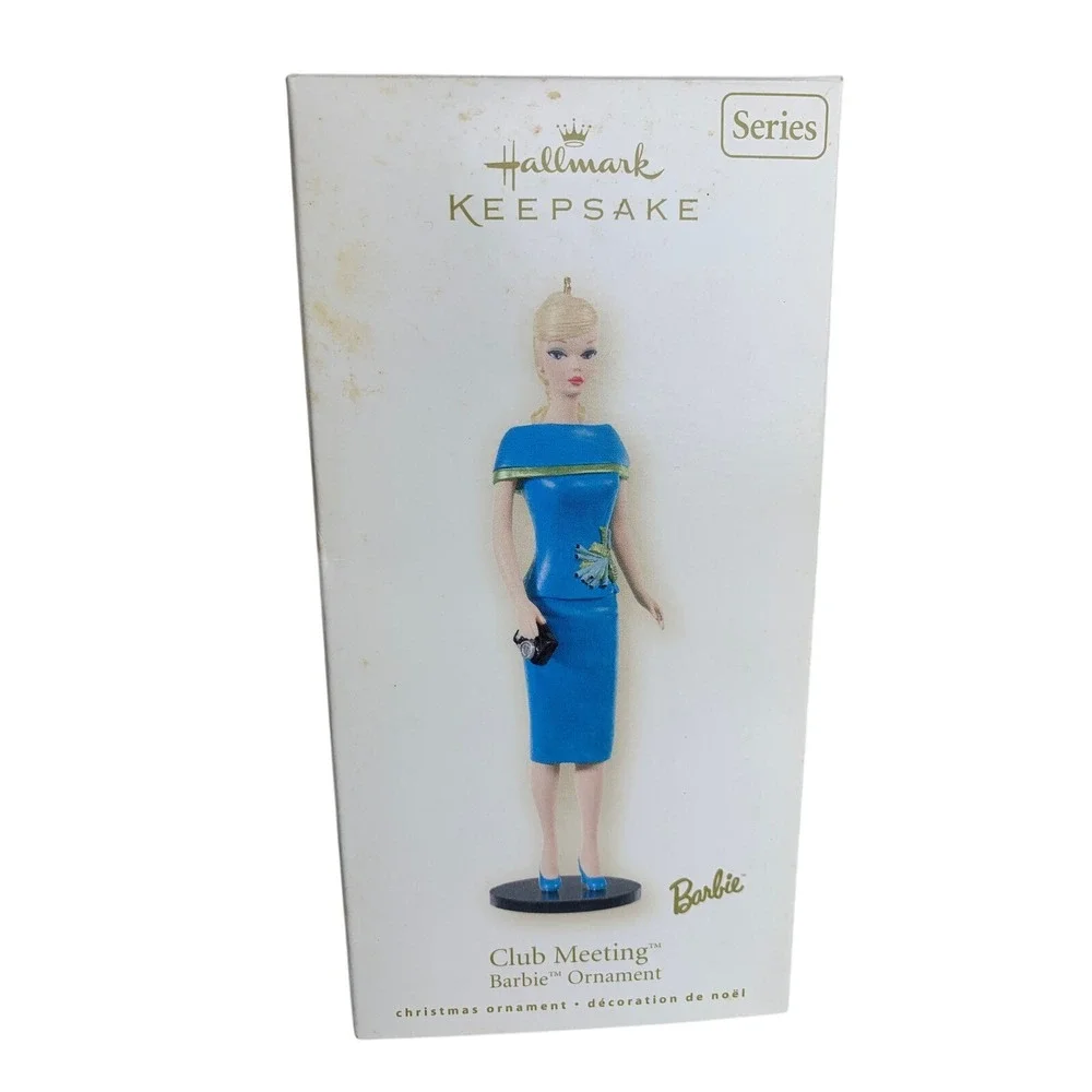 Hallmark Keepsake Club‎ Meeting Barbie Ornament 2008 15th Series 1966 Fashion