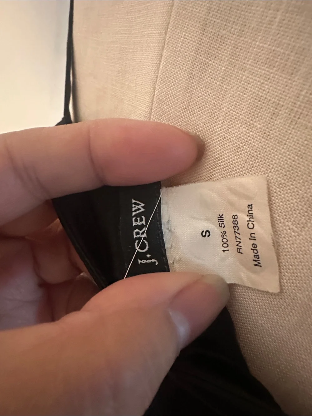 J. Crew satin cami