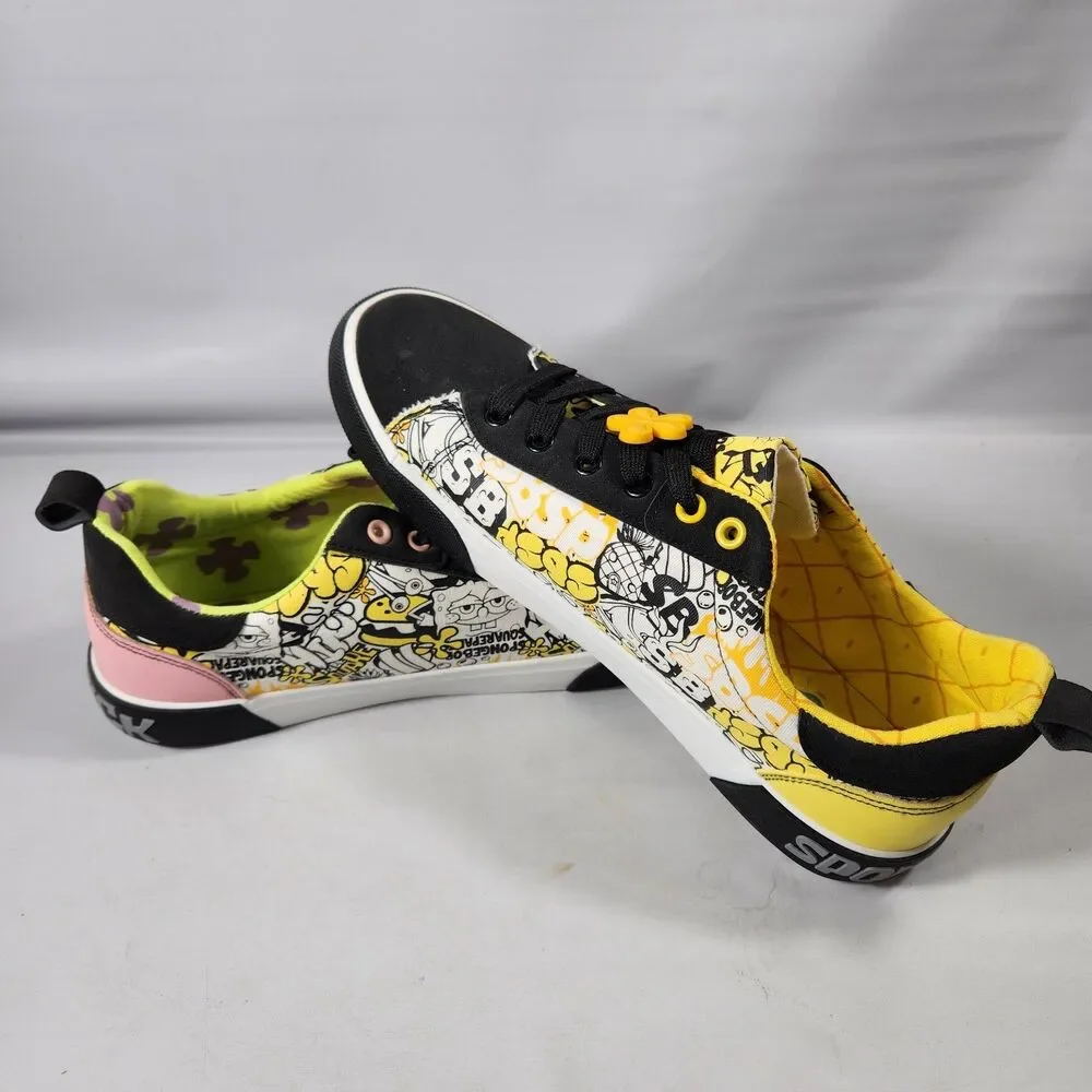 Spongebob Square Patrick Mens Size 11 Graphic Sneakers Shoes Low Top Lace Up