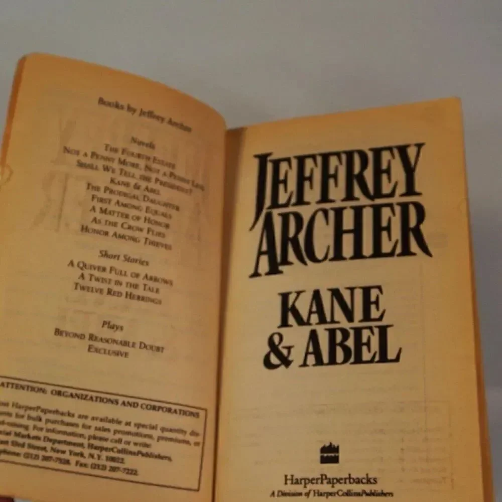 Harper Collins kane abel