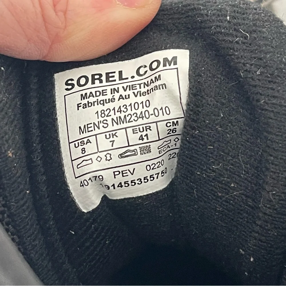 Sorel black cheyanne