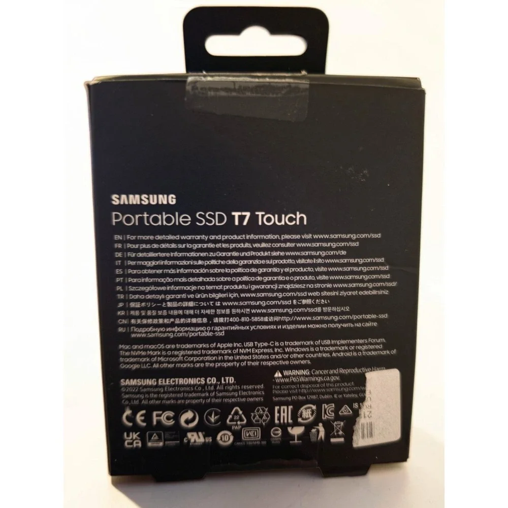 Samsung t7 touch