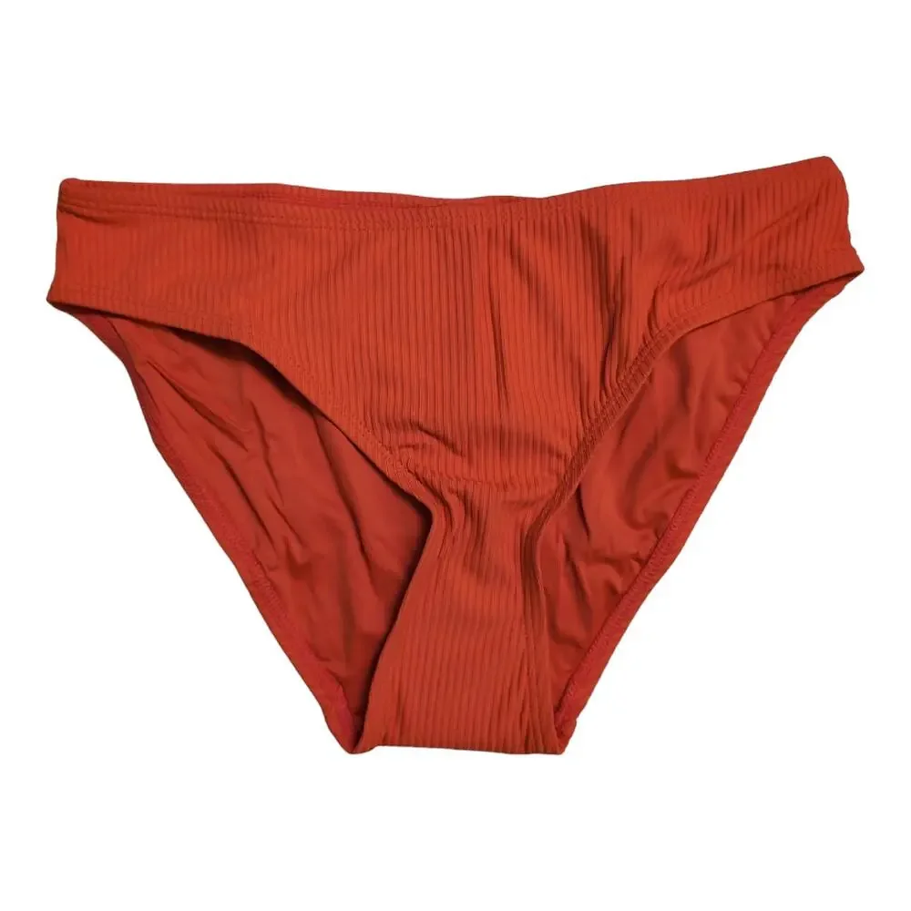 Andie Bikini Rib Bottom Siren Swimwear Bathing Suit Bikini Size S New