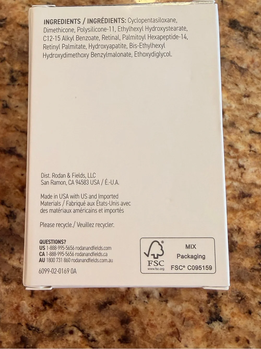 Rodan + Fields proprietary retinal