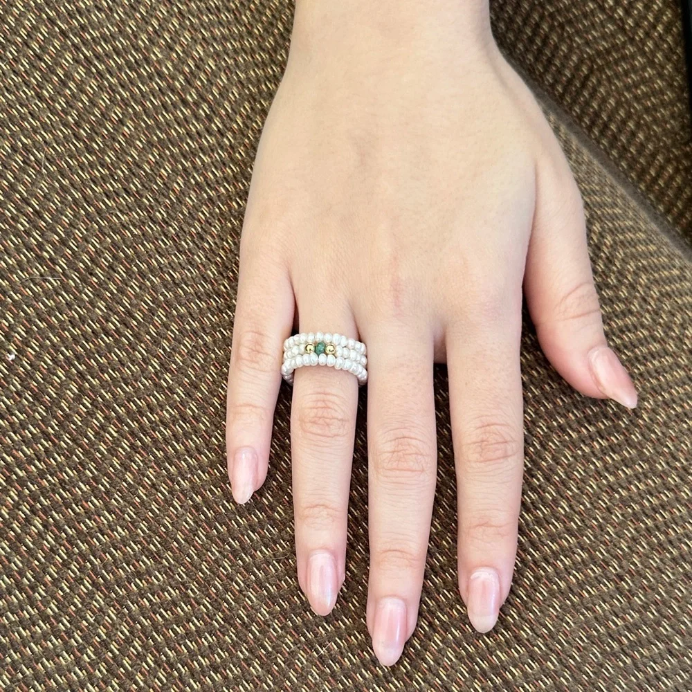 Freshwater Pearls 14k real gold this stunning