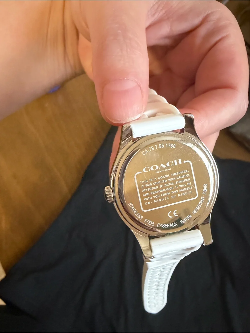 Coach watch featuring