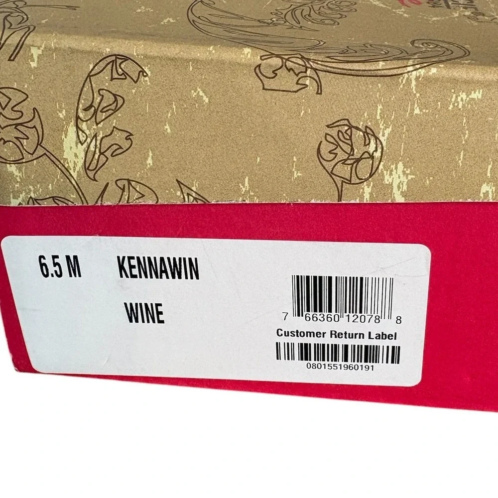 American Rag CIE Kennawin Wine Red Faux‎ Suede Wedge Pumps Platform Size 6.5M