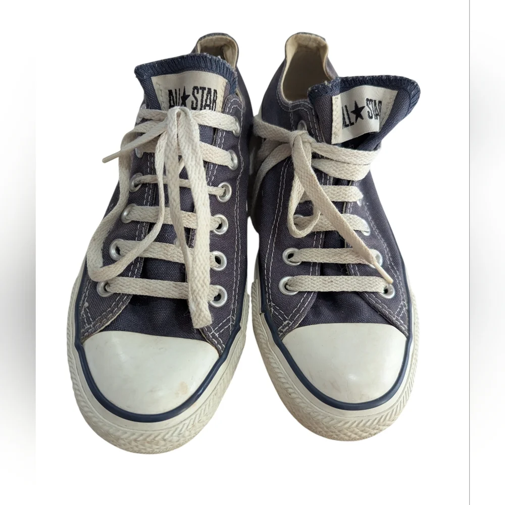 Converse Unisex Navy Blue White W: Size 7 M: Size 5 *NWOB