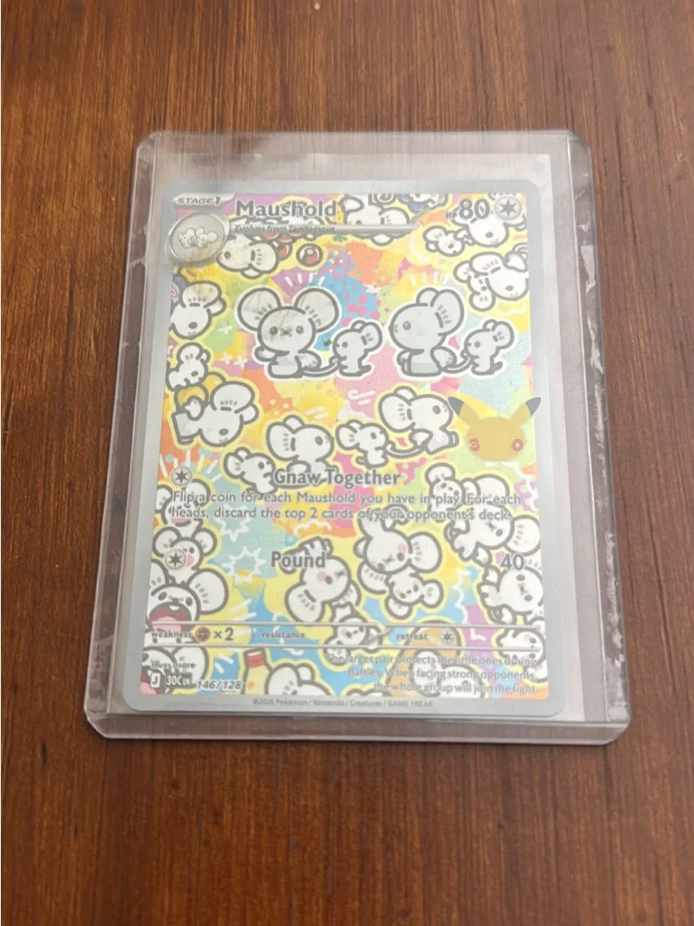 Maushold Pokémon card