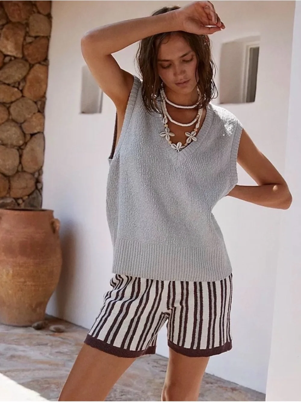 Free People sleeveless knit