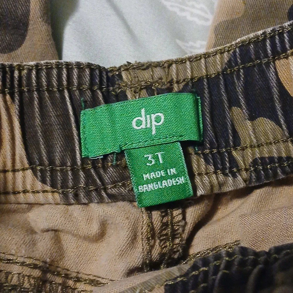 Dip Camoflauge Boys Pants 3T