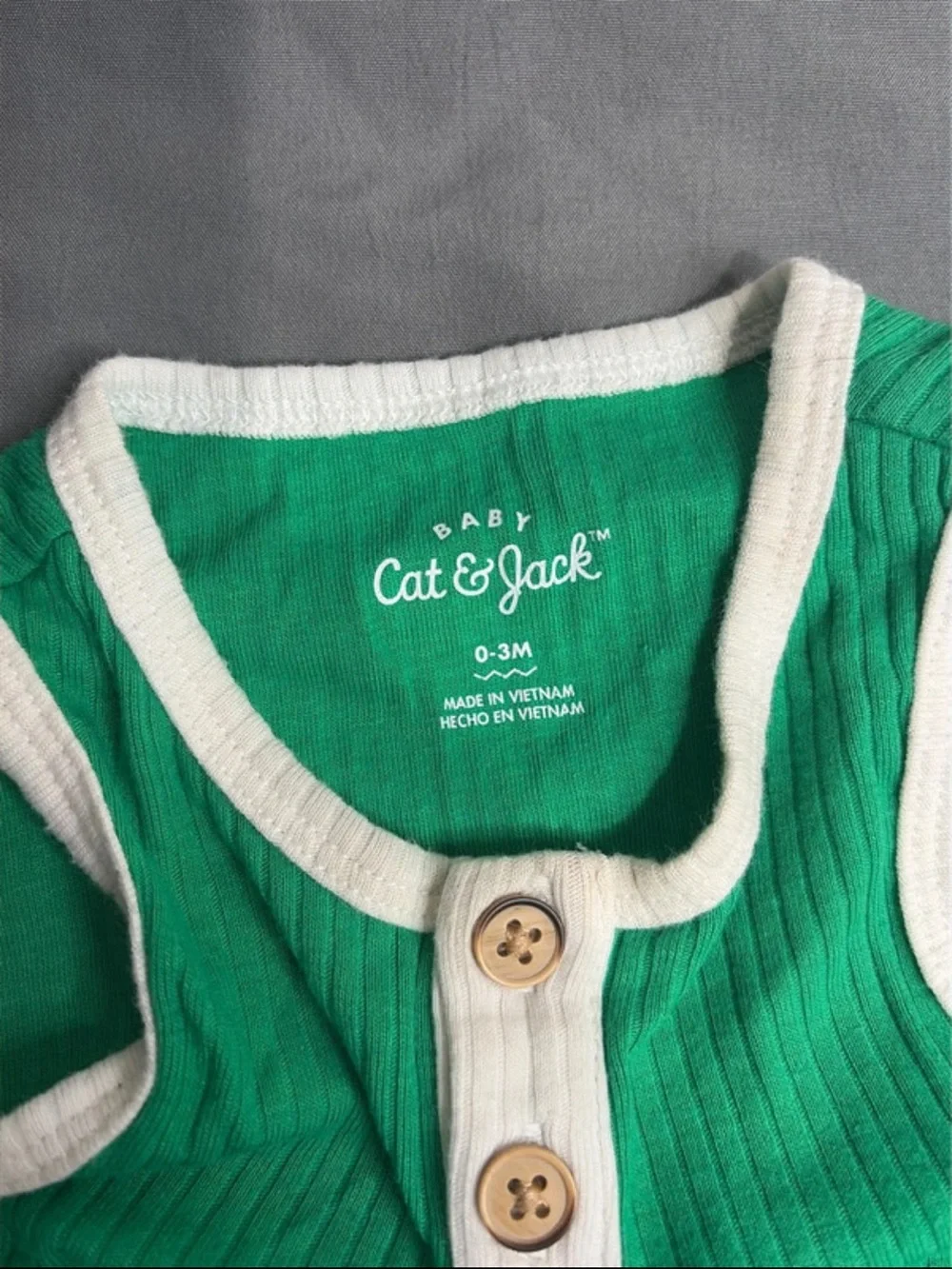 Cat & Jack green ribbed