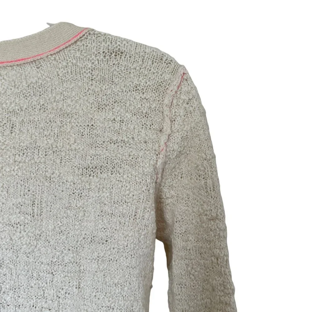 Free People cream cardigan